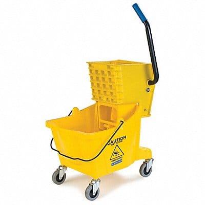 Mop Bucket and Wringer Yellow 6 1/2 gal