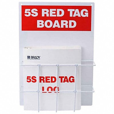 Red Tag Binder Station With Binder