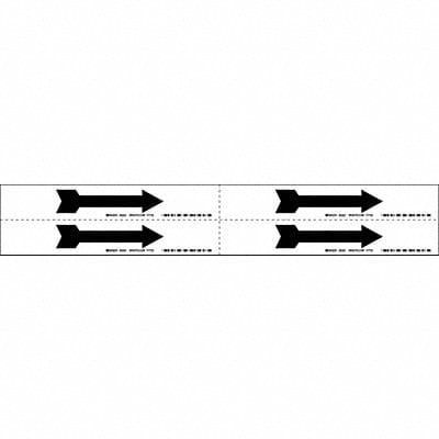 Pipe Marker (Arrow) 1 1/8in H 7in W