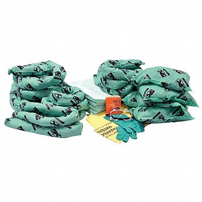 Spill Kit Refill Chem/Hazmat Green