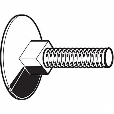 Elevator Bolt L 3/4 in 1/4 -20 PK50