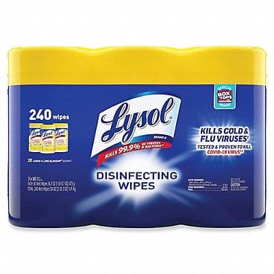 Disinfecting Wipes Canister 80 PK3