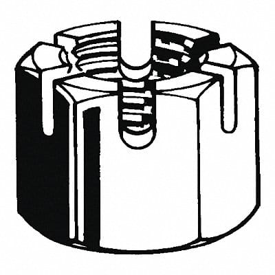 CstlNt Pln Stl Grd8 1 -14 1 1/2in 5PK