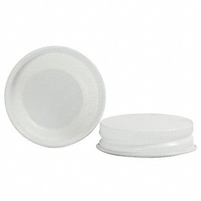 Cap 38 mm Dia White PK3800