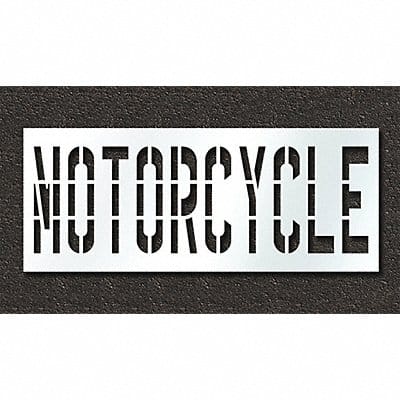 Pavement Stencil Motorcycle