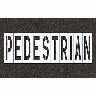 Pavement Stencil Pedestrian