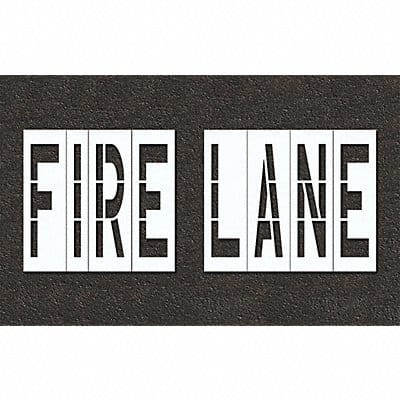 Pavement Stencil Fire Lane