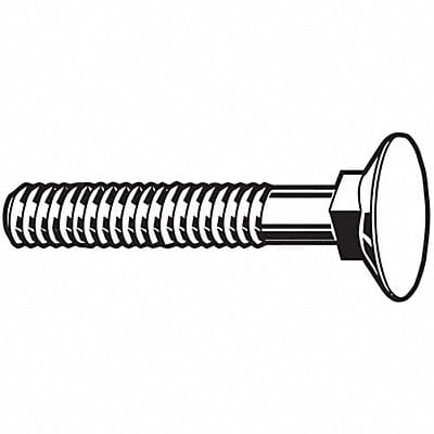 Plow Bolt Fastener L 1 1/4 in PK25