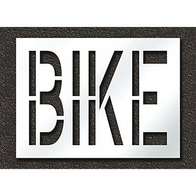 Pavement Stencil Bike