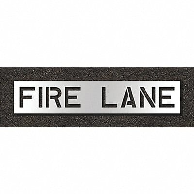 Pavement Stencil Fire Lane