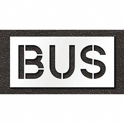 Pavement Stencil Bus