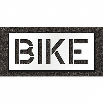 Pavement Stencil Bike