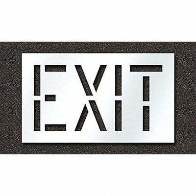 Pavement Stencil Exit