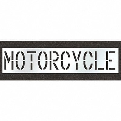 Pavement Stencil Motorcycle