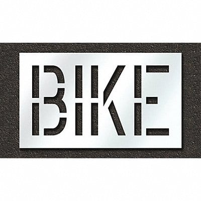 Pavement Stencil Bike