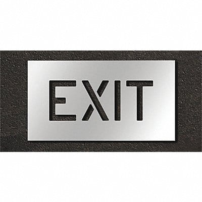 Pavement Stencil Exit