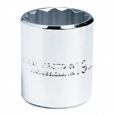 Socket Steel Chrome 20 mm