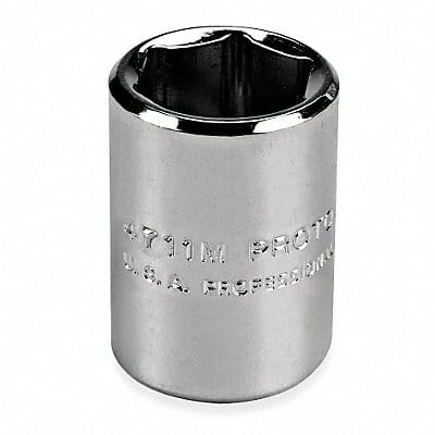 Socket Steel Chrome 10 mm