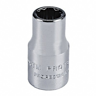 Socket Steel Chrome 12 mm