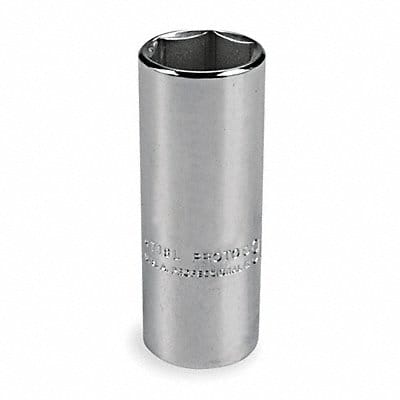 Socket Steel Chrome 1/2 in