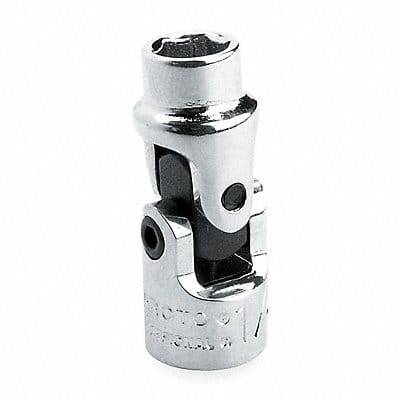 Flex Socket Steel Chrome 1/4