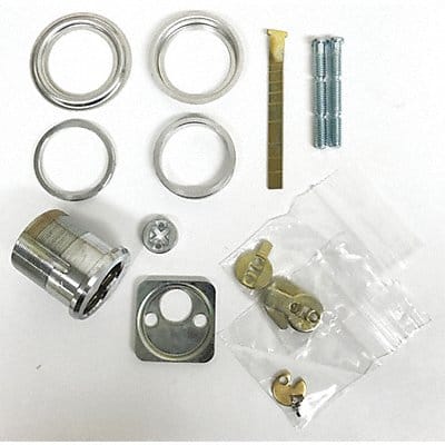 Rim/Mortise Cylinder Satin Chrome