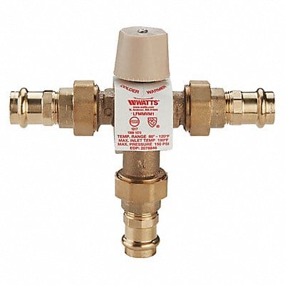 Mixing Valve 0.5 to 12 gpm 3/4 Inlet Sz