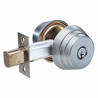 Deadbolt Cylindrical Satin Nickel Finish