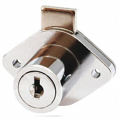 Drawer Dead Bolt Locks Silver Diamond