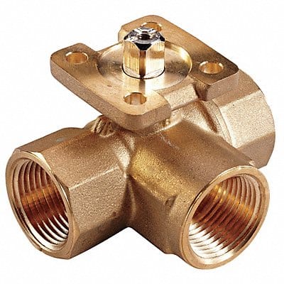 Ball Valve 3 Way SS Trim (F)NPT 1-1/4