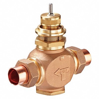 Globe Valve 2-Way NO 1-1/4 In Union