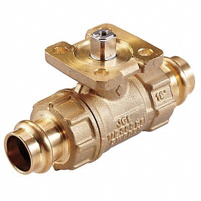 Ball Valve 2 Way SS Trim Press End 1/2