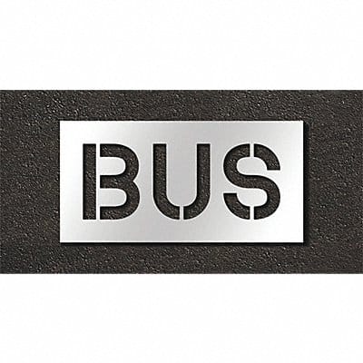 Pavement Stencil Bus