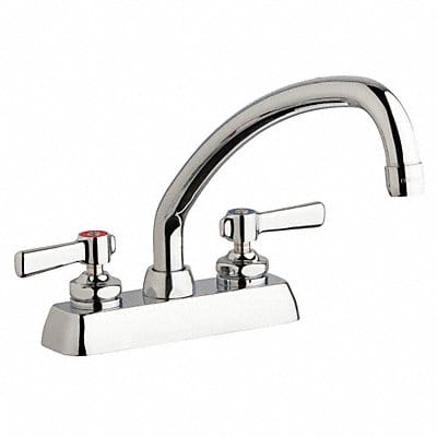 Low Arc Chrome Chicago Faucets W4D Brass