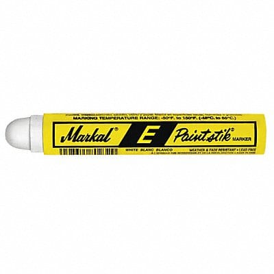 Solid Paint Marker White 1/2 in Tip