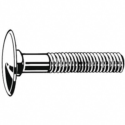 Step Bolt Fastener L 1 1/2 in PK50