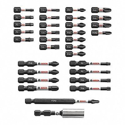 Screwdriver Bit Set Steel 32 pcs.