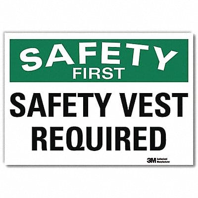 Safety Sign 5inx7in Reflective Sheeting