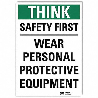 Safety Sign 14inx10in Reflctv Sheeting