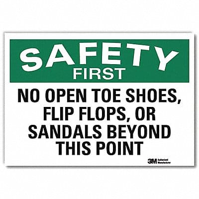 Safety Sign 5inx7in Reflective Sheeting