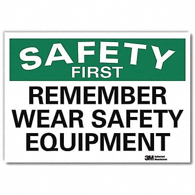 Safety Decal 7inx10in Reflctv Sheeting