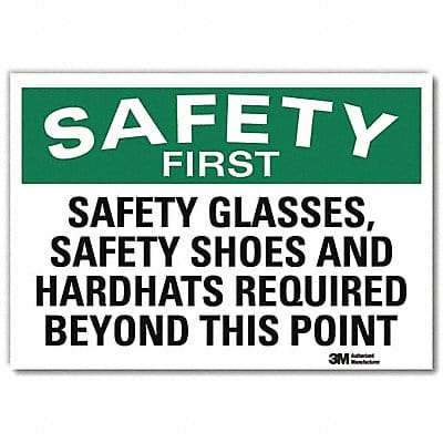 Safety Sign 5inx7in Reflective Sheeting