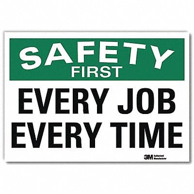 Safety Decal 7inx10in Reflctv Sheeting