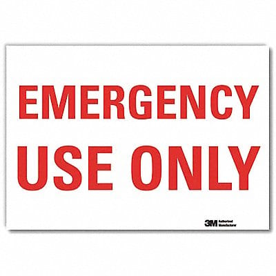 Safety Decal 10x14in Reflective Sheeting