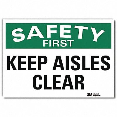 Safety Decal 5inx7in Reflective Sheeting