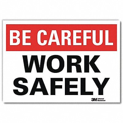 Safety Decal 10in x 14in Rflct Sheeting