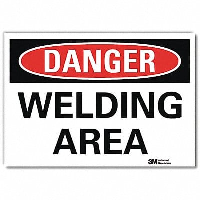 Danger Sign 10inx14in Reflctv Sheeting