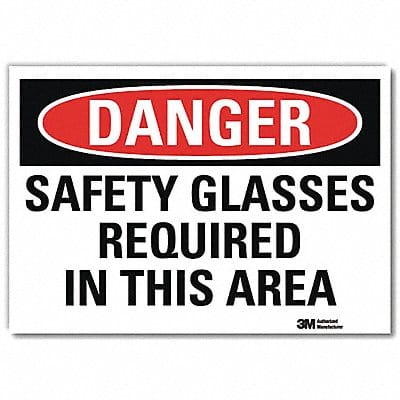 Danger Sign 10inx14in Reflctv Sheeting