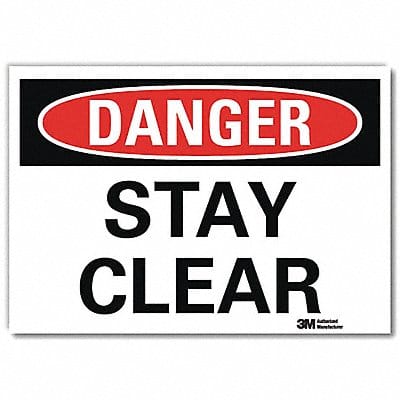 Danger Sign 7inx10in Reflective Sheeting