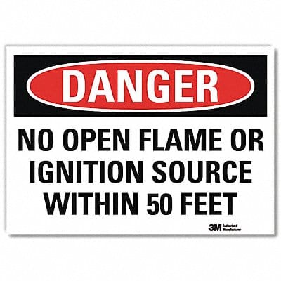 Danger Sign 7inx10in Reflective Sheeting